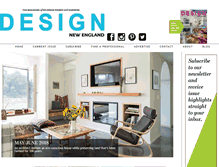 Tablet Screenshot of designnewengland.com